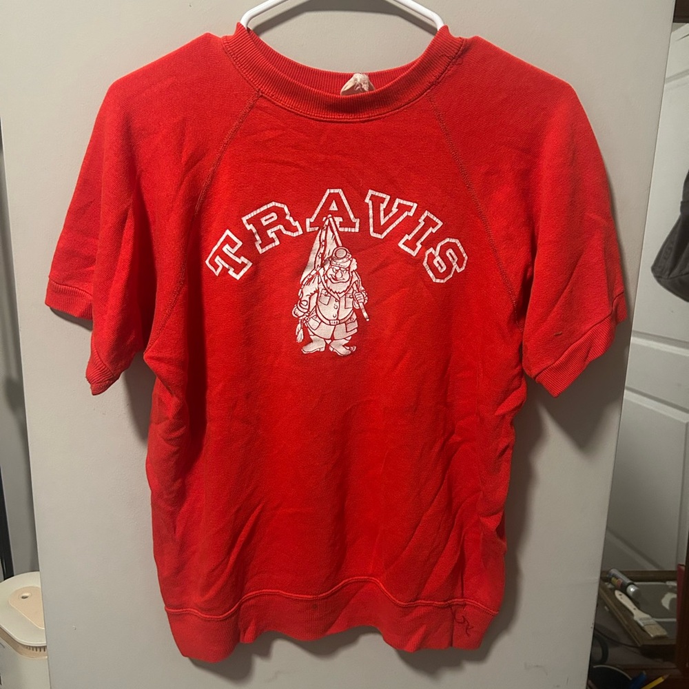 Vintage Short Sleeve Sweatshirt